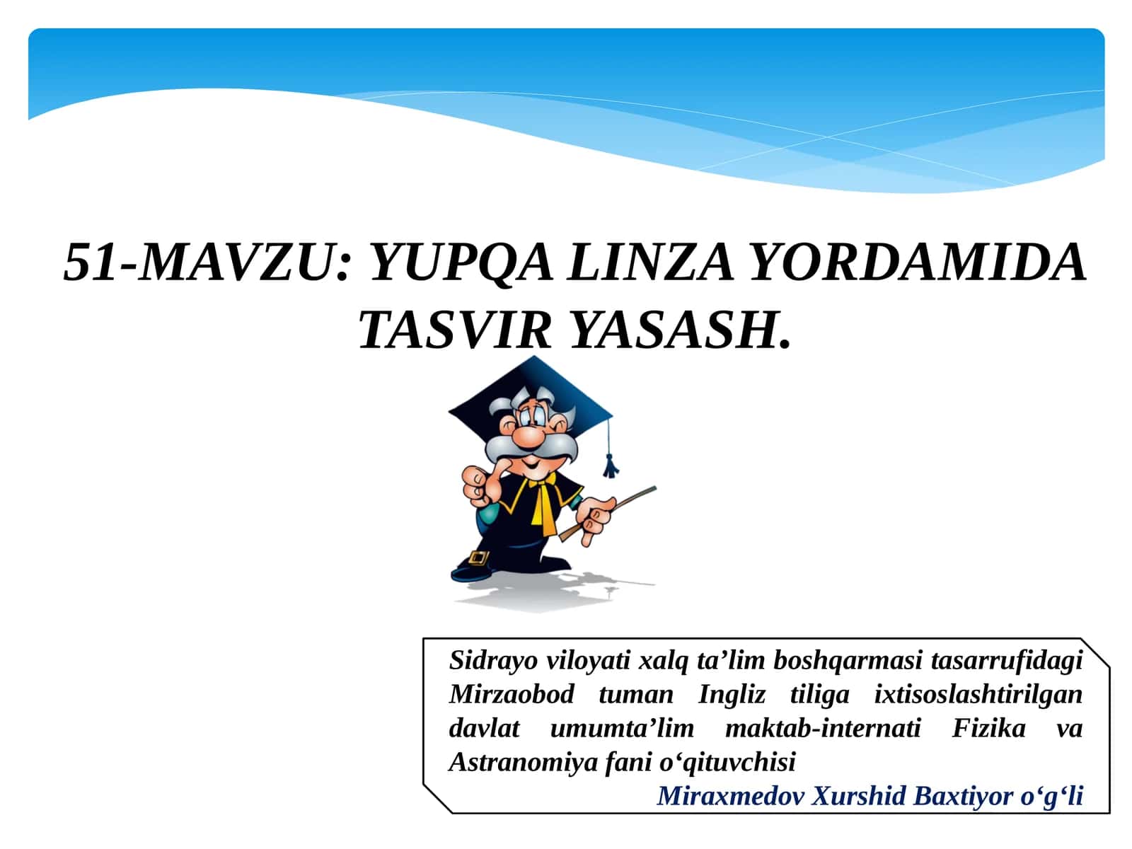 YUPQA LINZA YORDAMIDA TASVIRYASASH