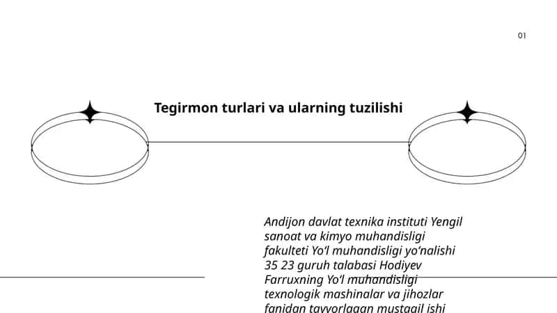 Tegirmon turlari va ularning tuzilishi