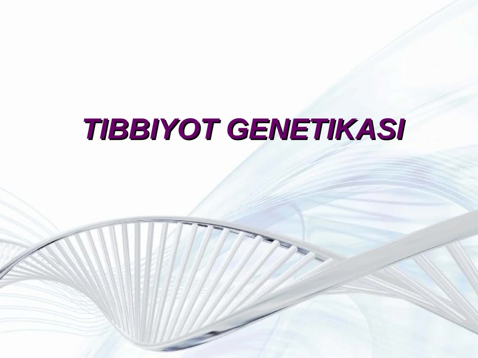 Tibbiyot genetikasi