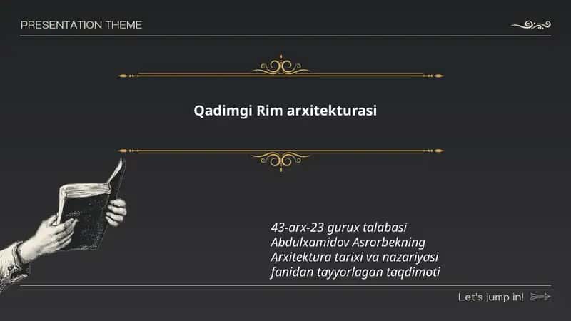 Qadimgi Rim arxitekturasi