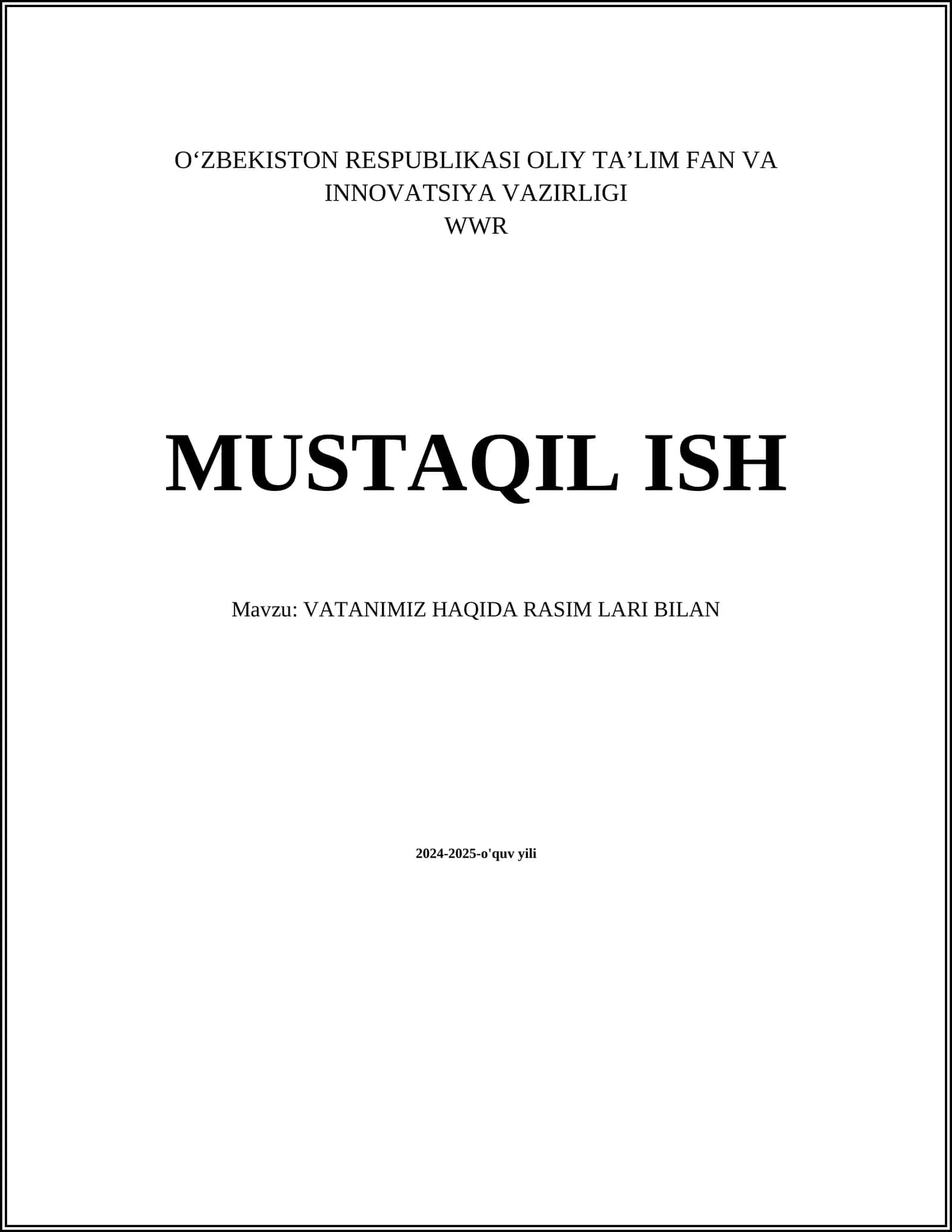Vatanimiz Haqida Rasimlari Bilan