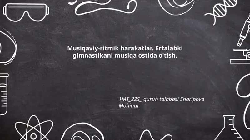 Musiqaviy-ritmik harakatlar konsepsiyasi