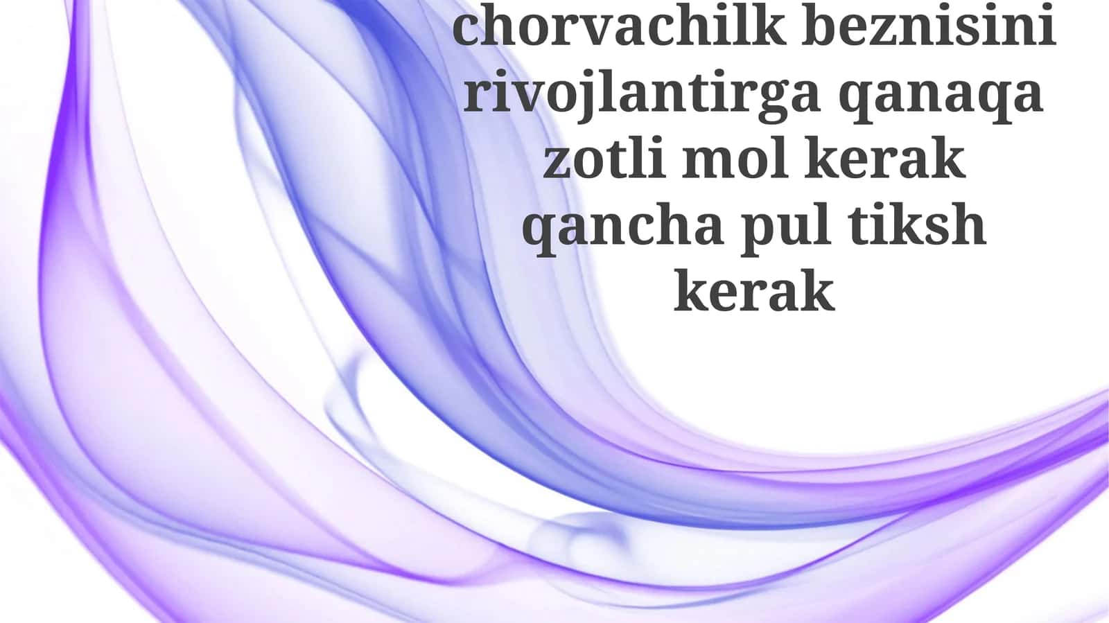 Zarur Moliyaviy Sarmoyalar