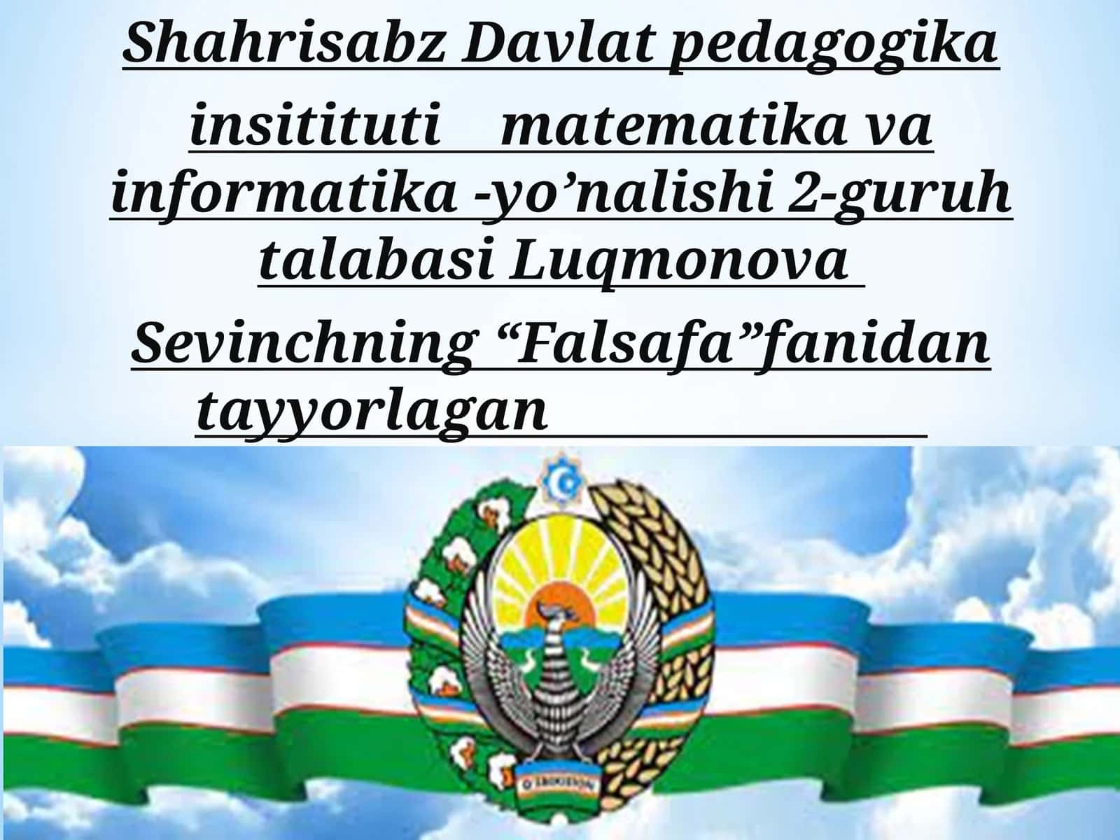 Milliy va umuminsoniy qadriyatlarda dialektikasi