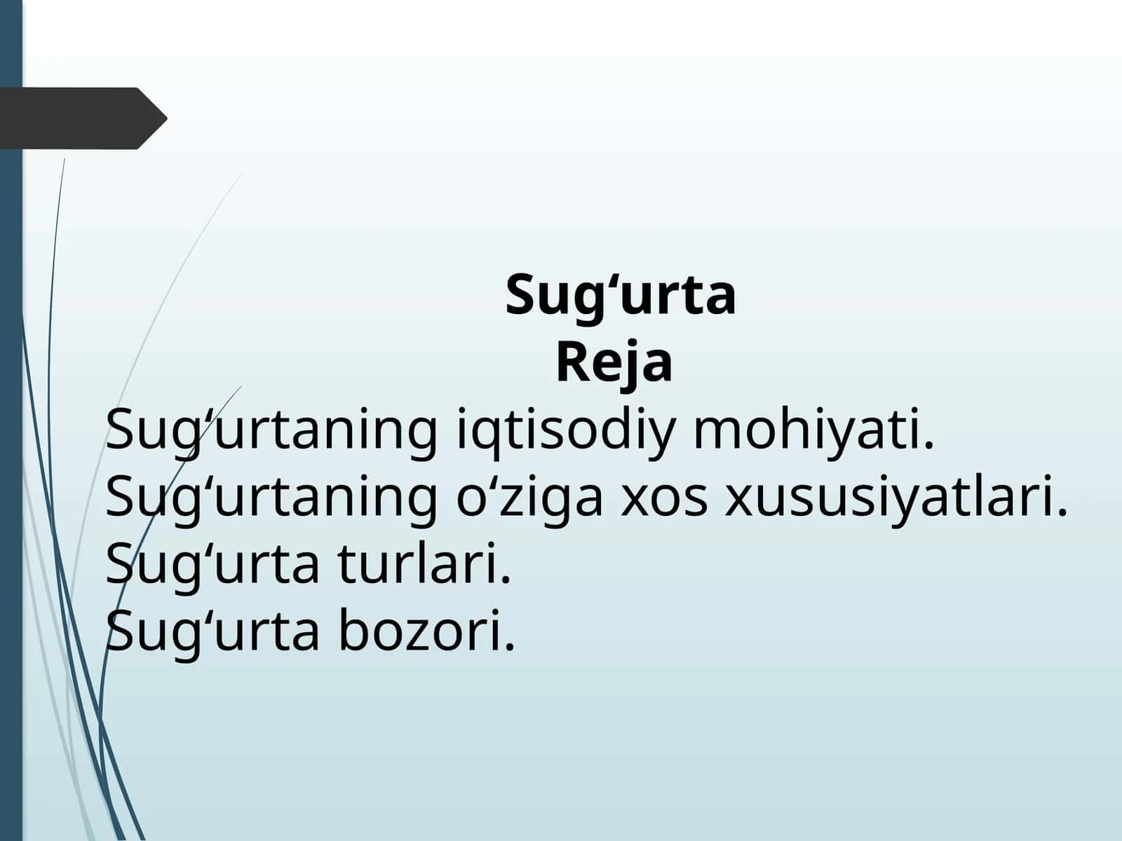Sug‘urta