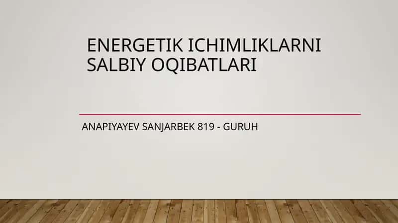 Quvvatli ichimliklar