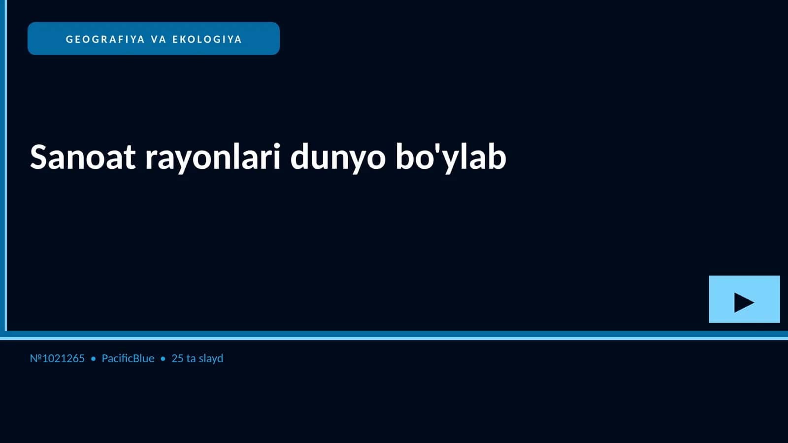 Sanoat rayonlari dunyo bo'ylab