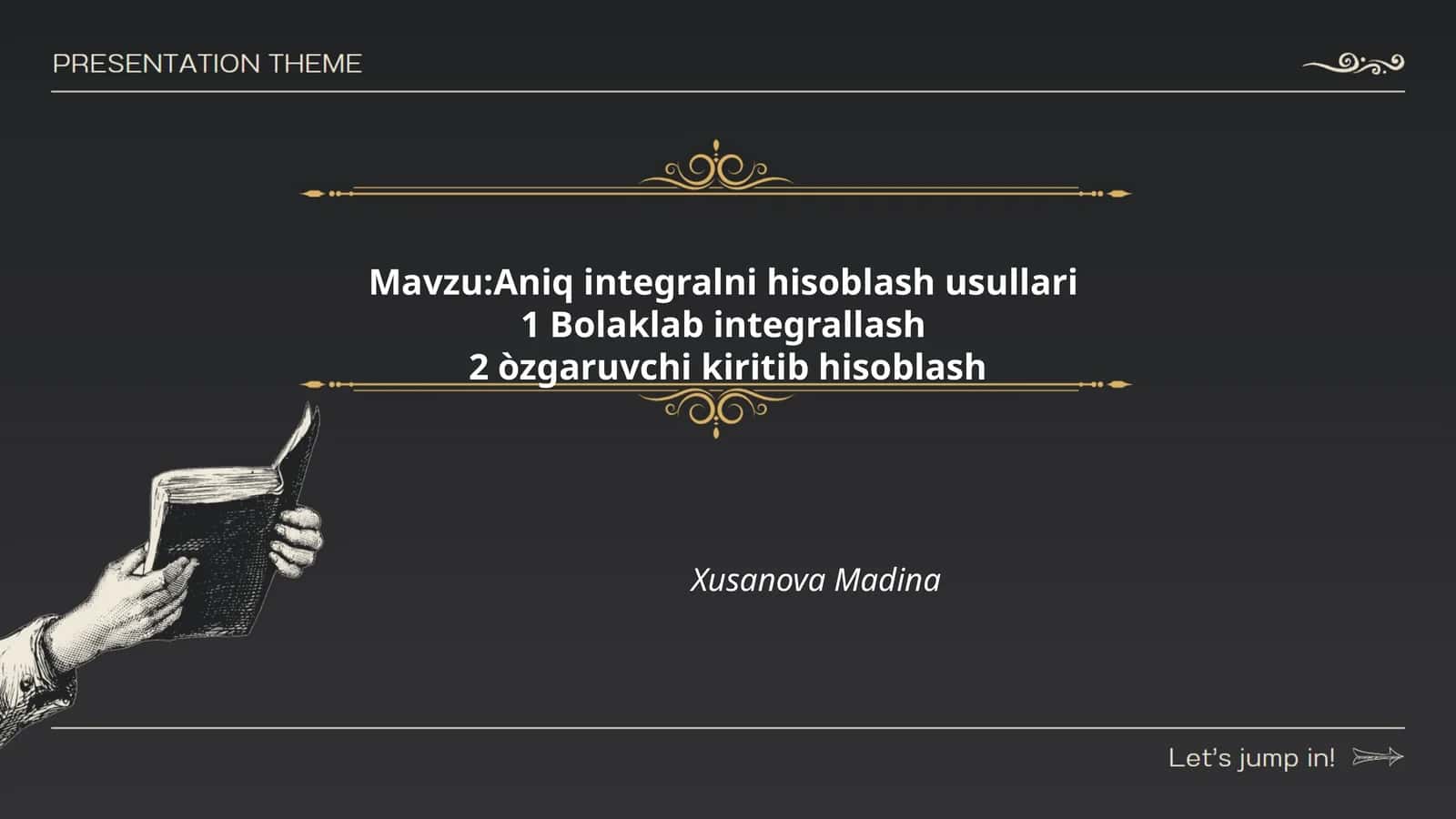 Aniq integralni hisoblash usullari