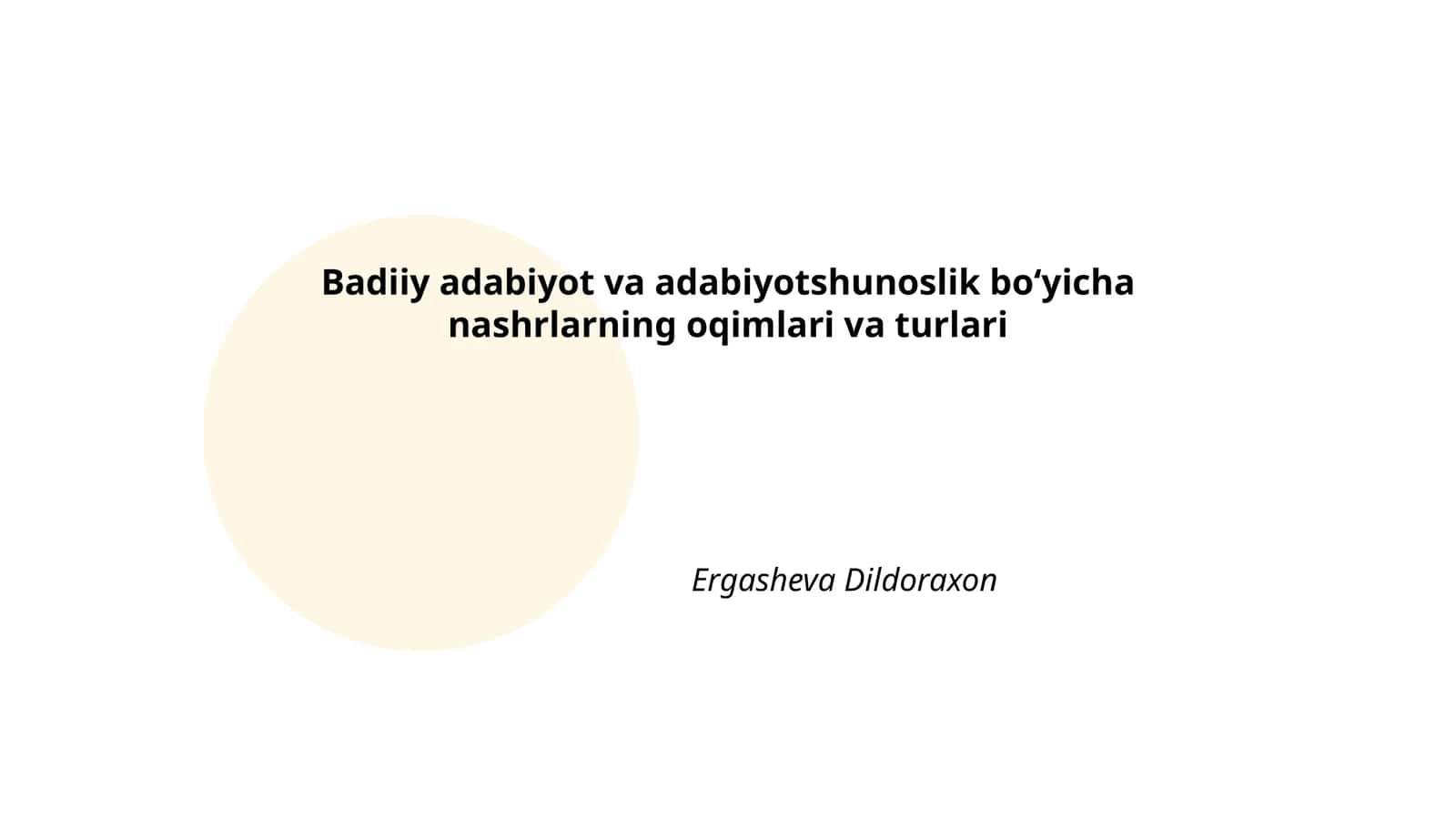 Ilmiy va badiiy nashrlar oqimlari: asosiy farqlari