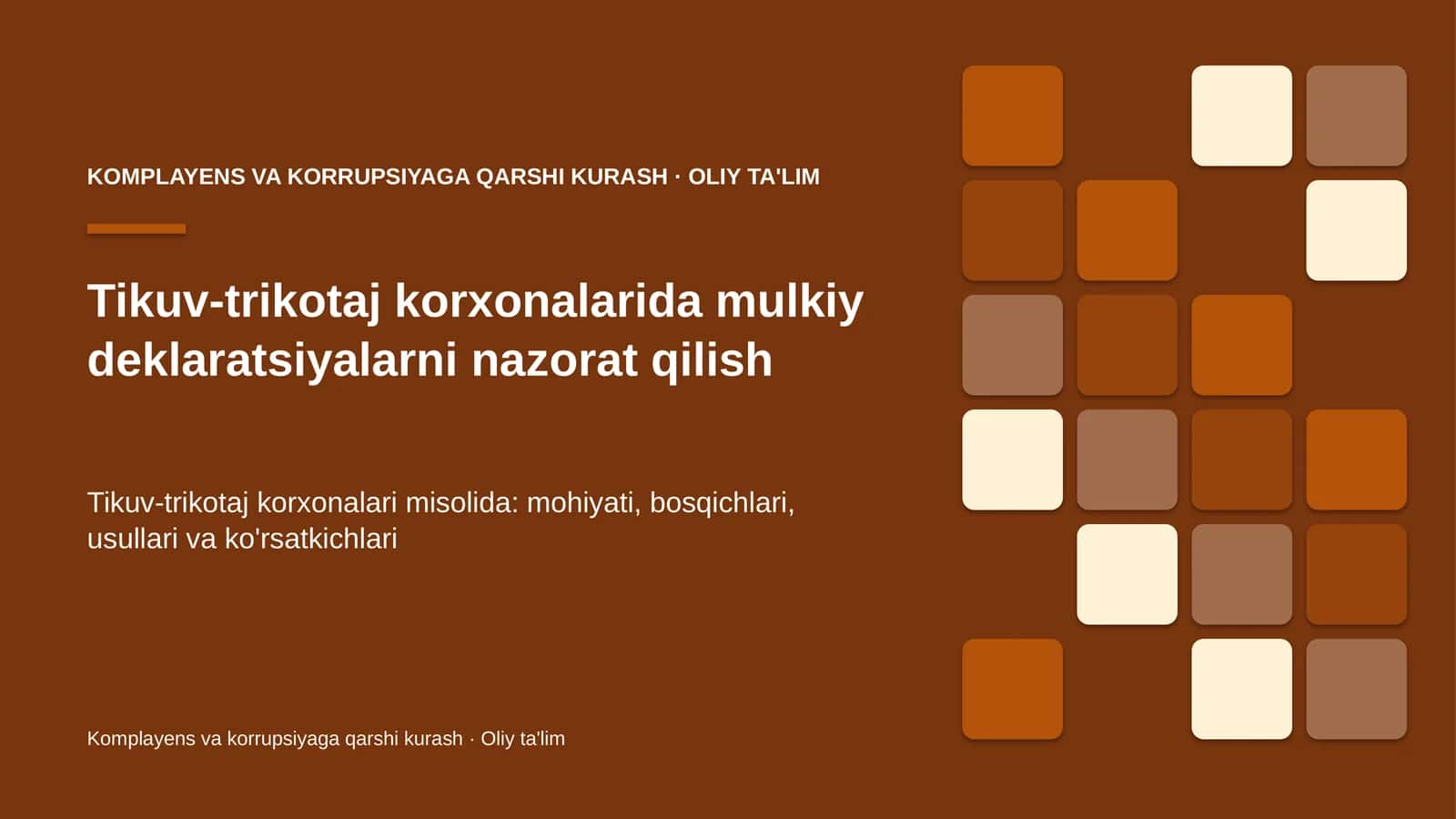 tikuv trikotaj korxonalarida mulkiy deklaratsiyalarni nazorat qilish 8765