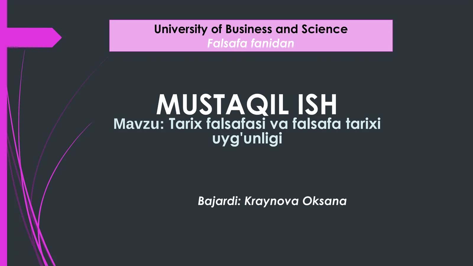 Tarix falsafasi va falsafa tarixi uyg'unligi