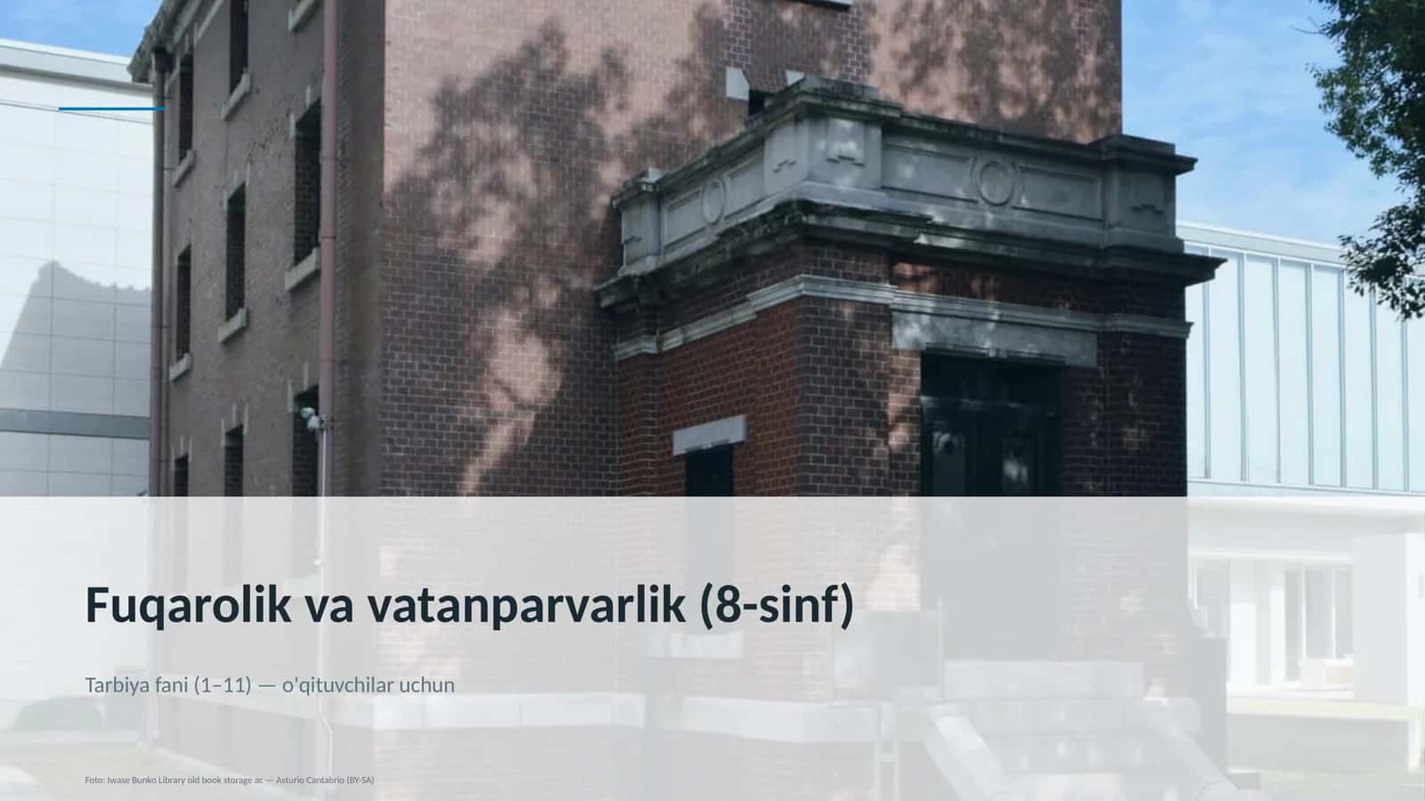 Fuqarolik va vatanparvarlik (8-sinf)