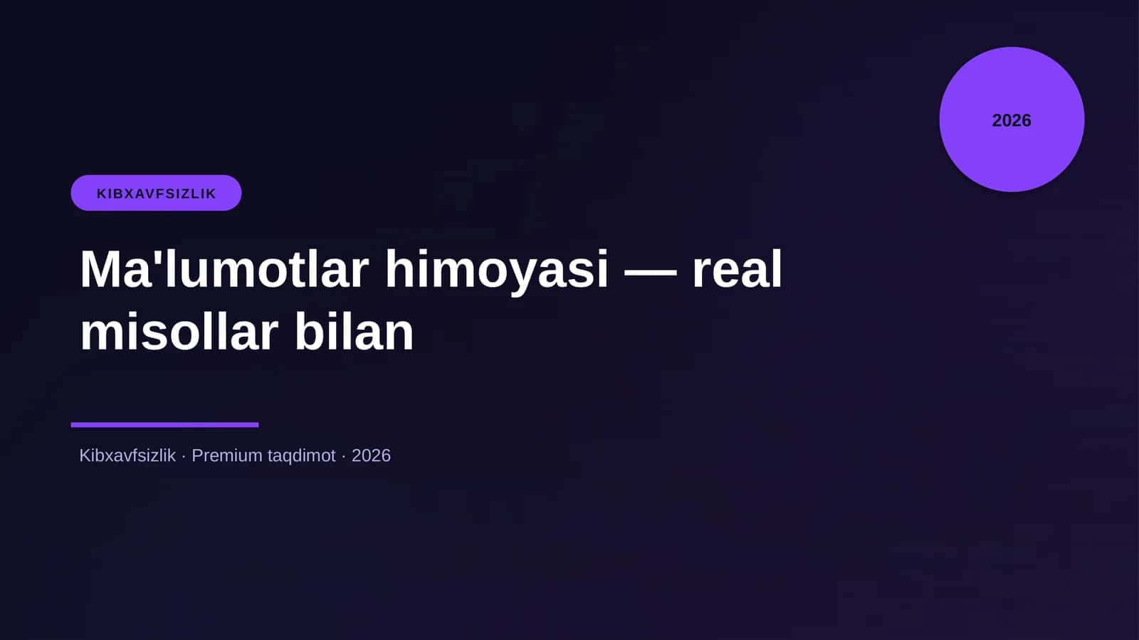 KIBXAVFSIZLIK