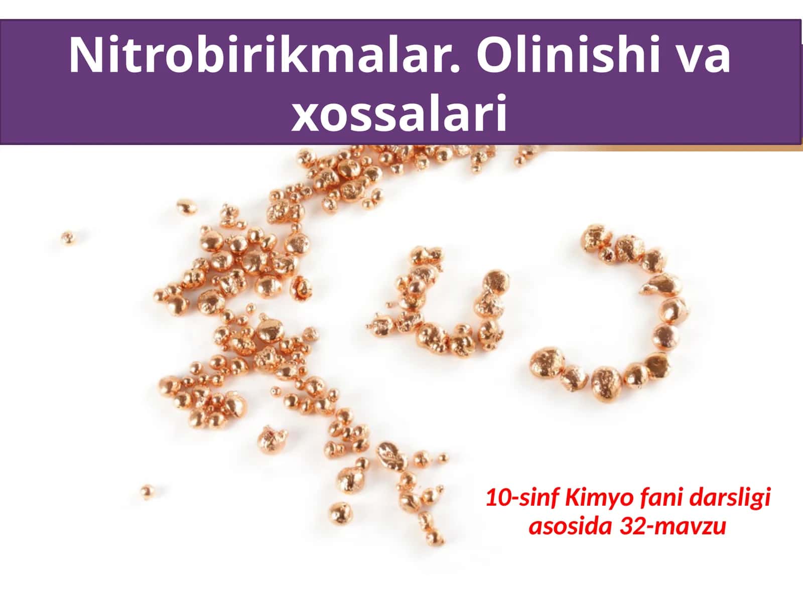 Nitrobirikmalar Olinishi va xossalari