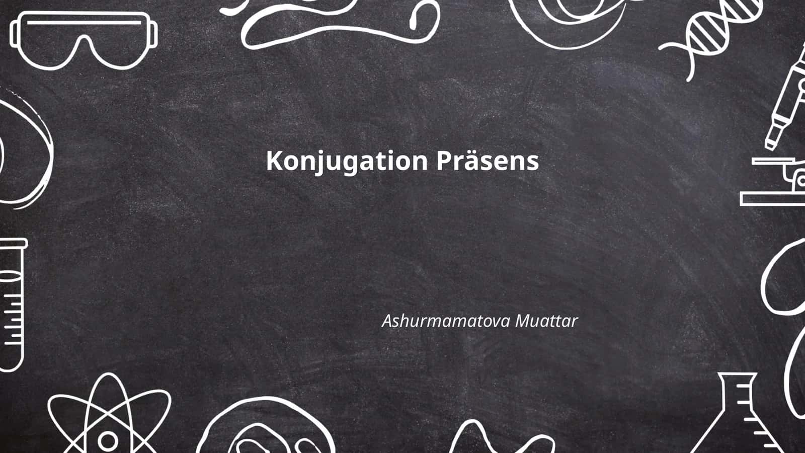 Konjugation Präsens