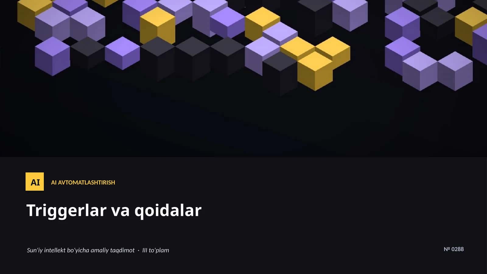 AI AVTOMATLASHTIRISH