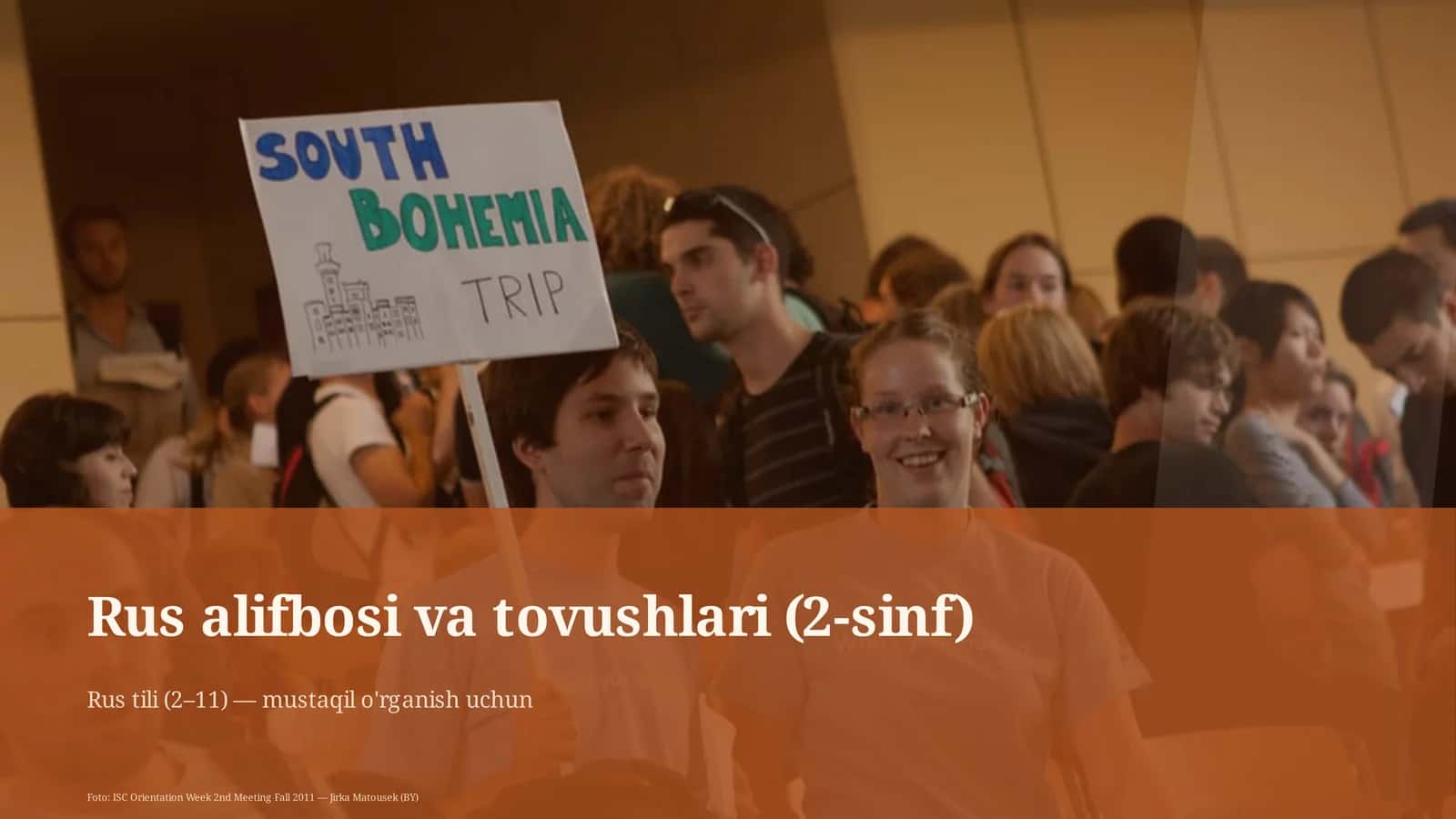 Rus alifbosi va tovushlari (2-sinf)