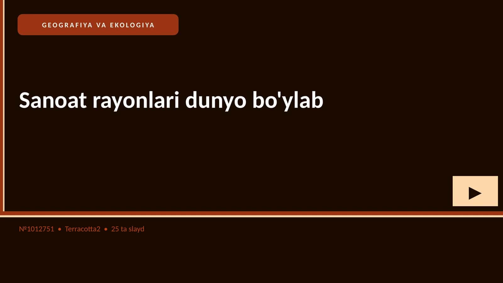 Sanoat rayonlari dunyo bo'ylab