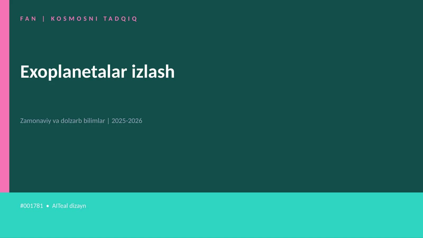 Exoplanetalar izlash