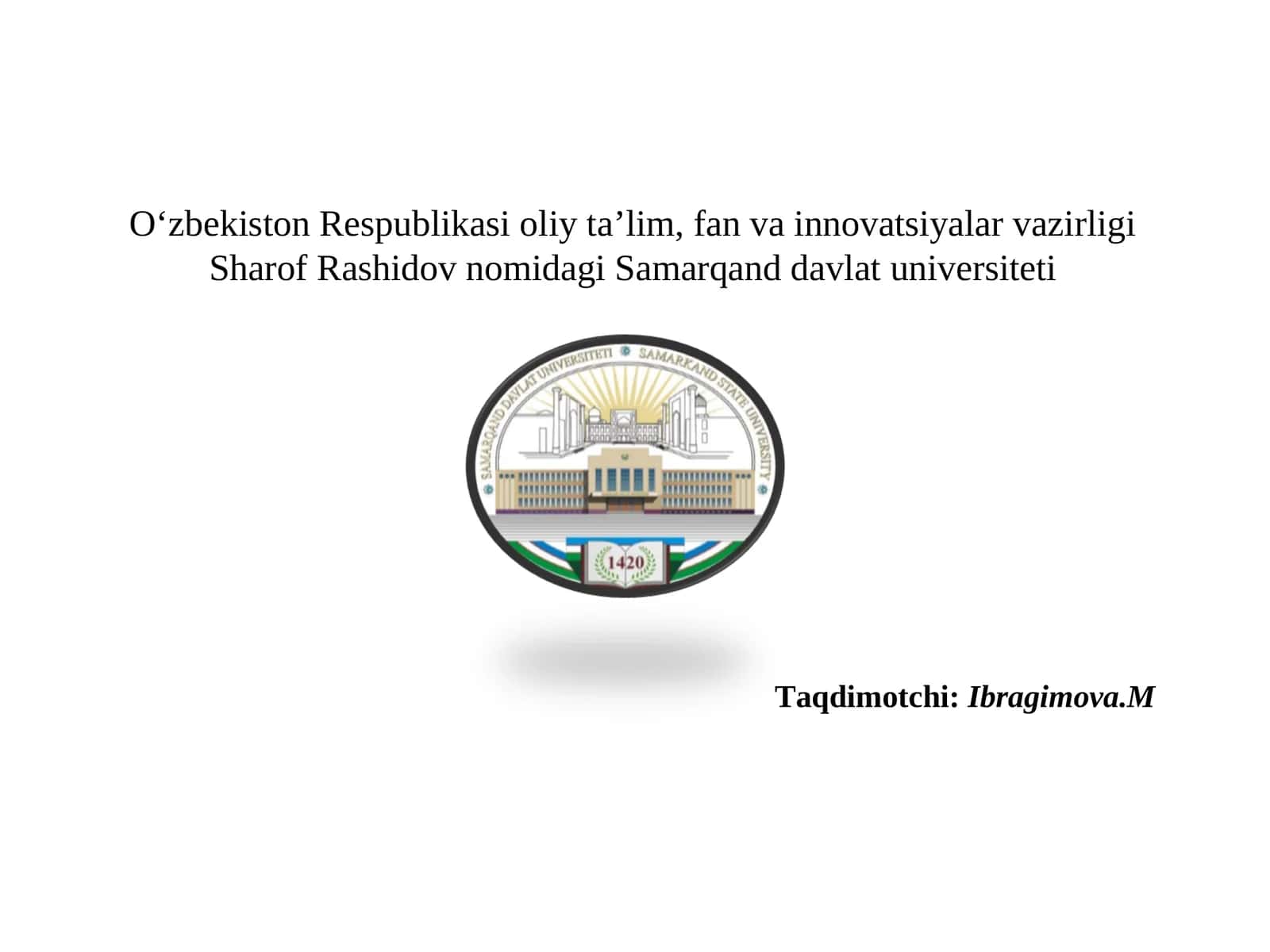 O'zbekiston yoqilg'i sanoati va rivojlanish qonuniyatlari