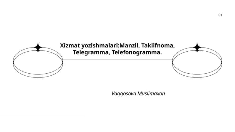 Manzil yozish qoidalari