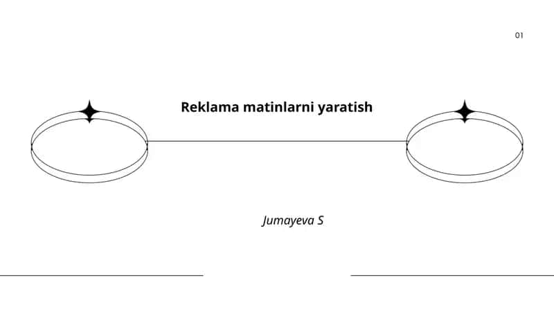 Reklama matinlarni yaratish