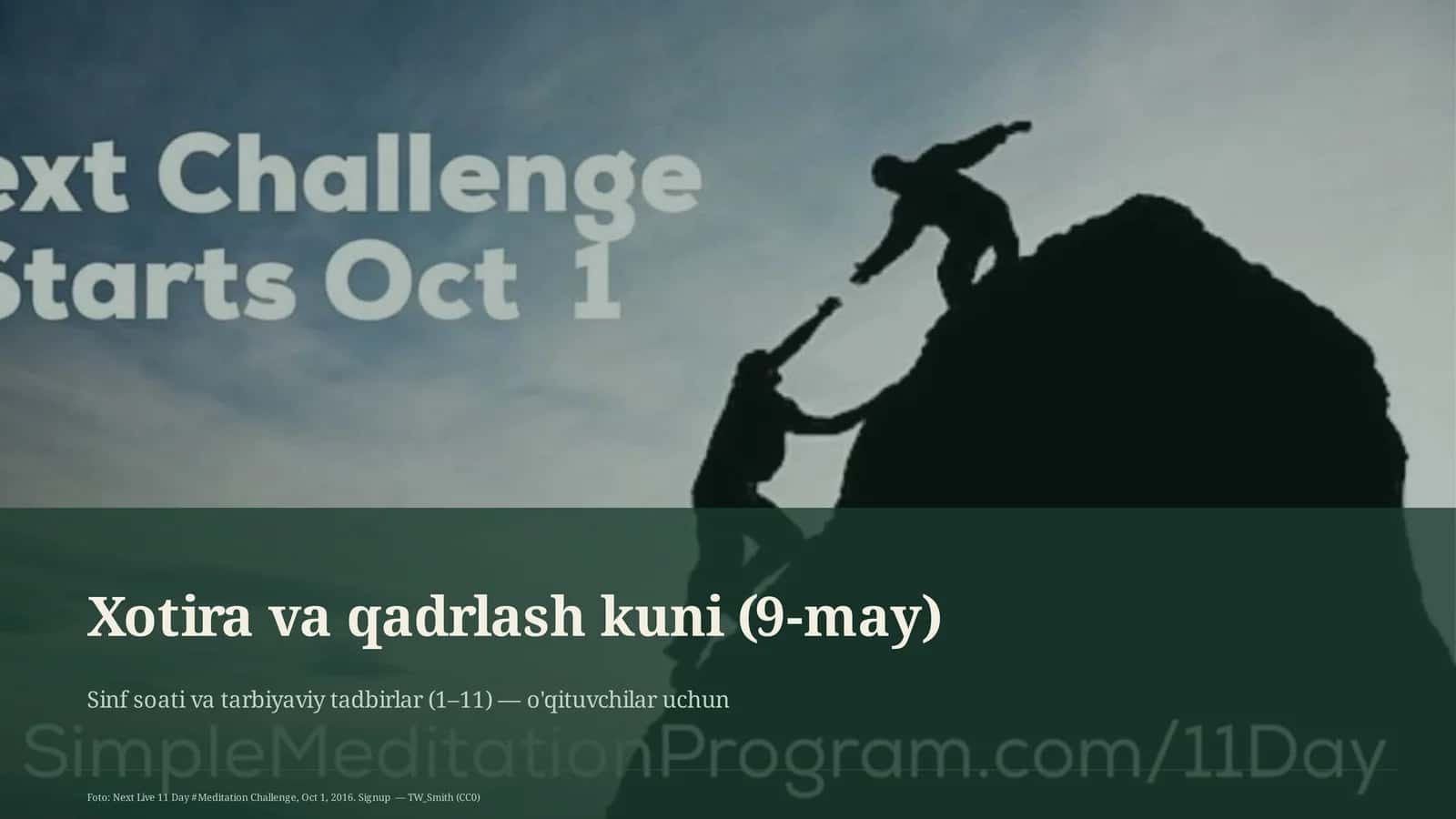 Xotira va qadrlash kuni (9-may)