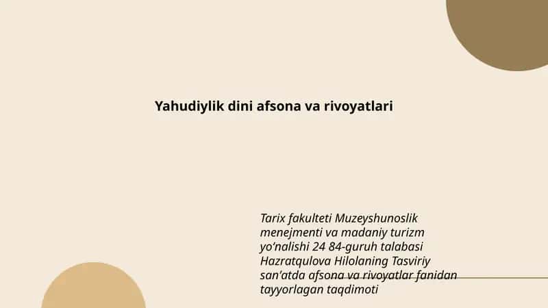 Yahudiylik dini afsona va rivoyatlari