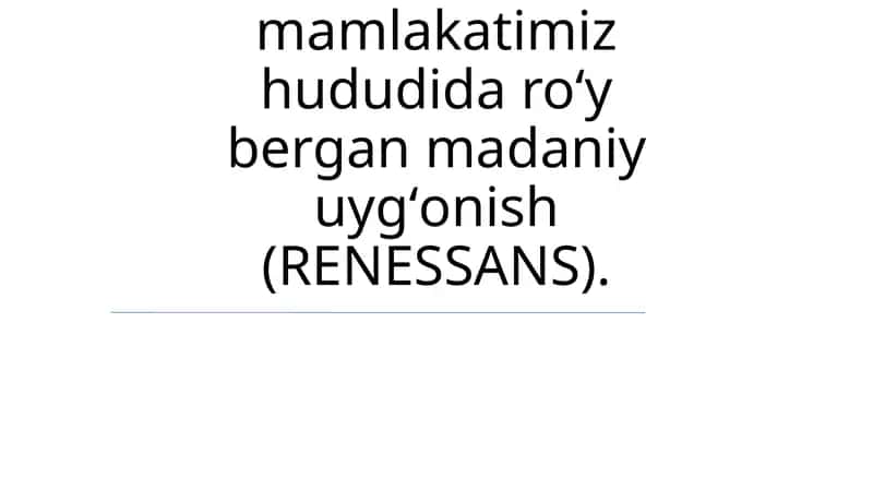 IX-XII asrlarda madaniy uygʻonish