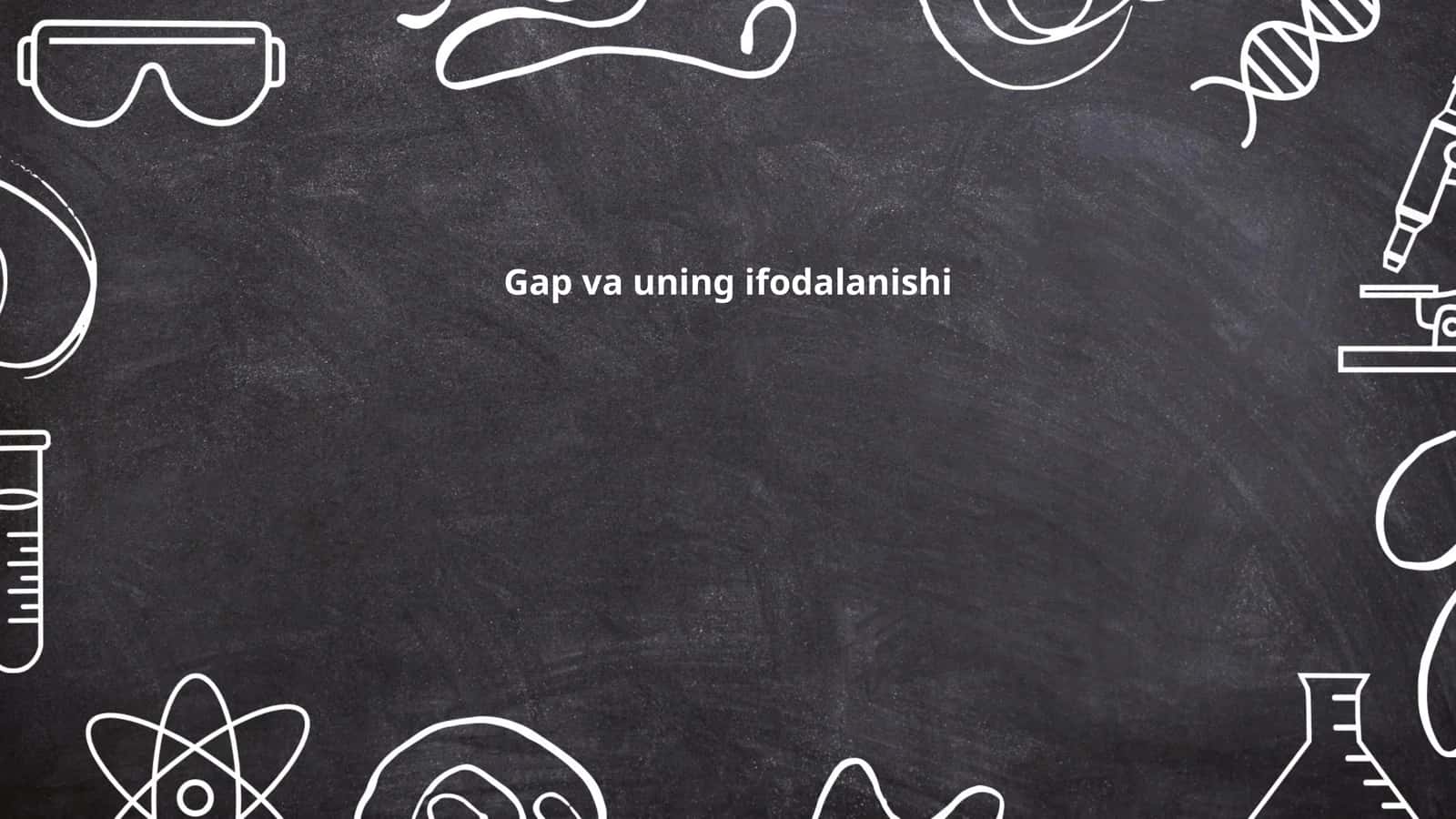 Sodda gaplar