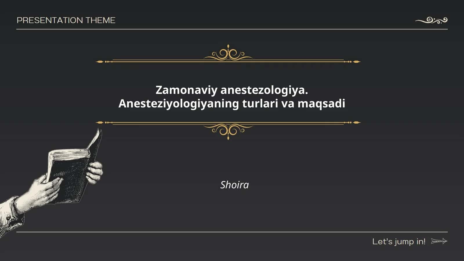 Zamonaviy anestezologiya