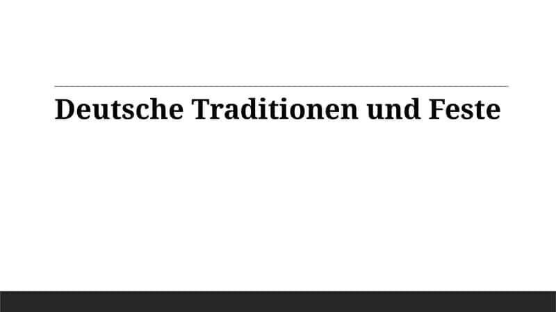 Kulinarische Traditionen in der deutschen Küche