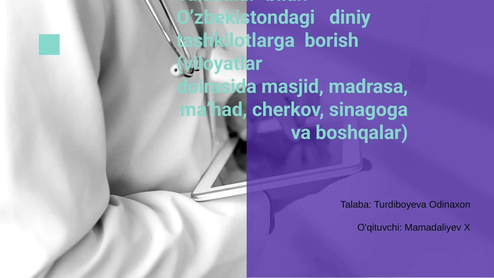 Talabalarning diniy bilimlarini boyitish
