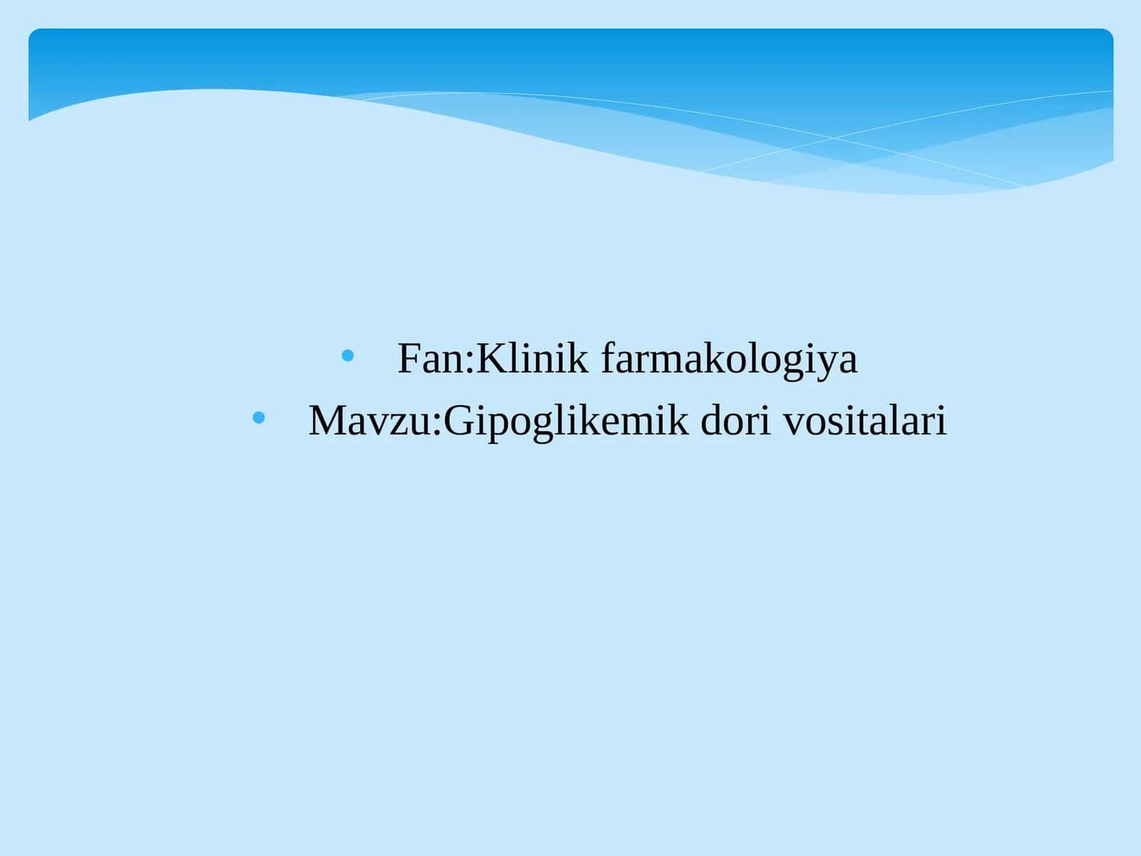 Gipoglikemikdorivositalari