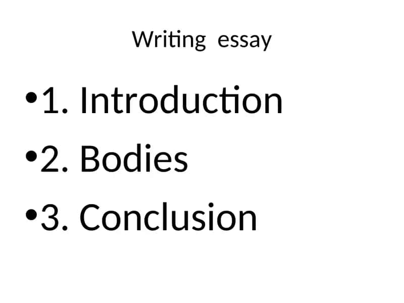 Writing essay
