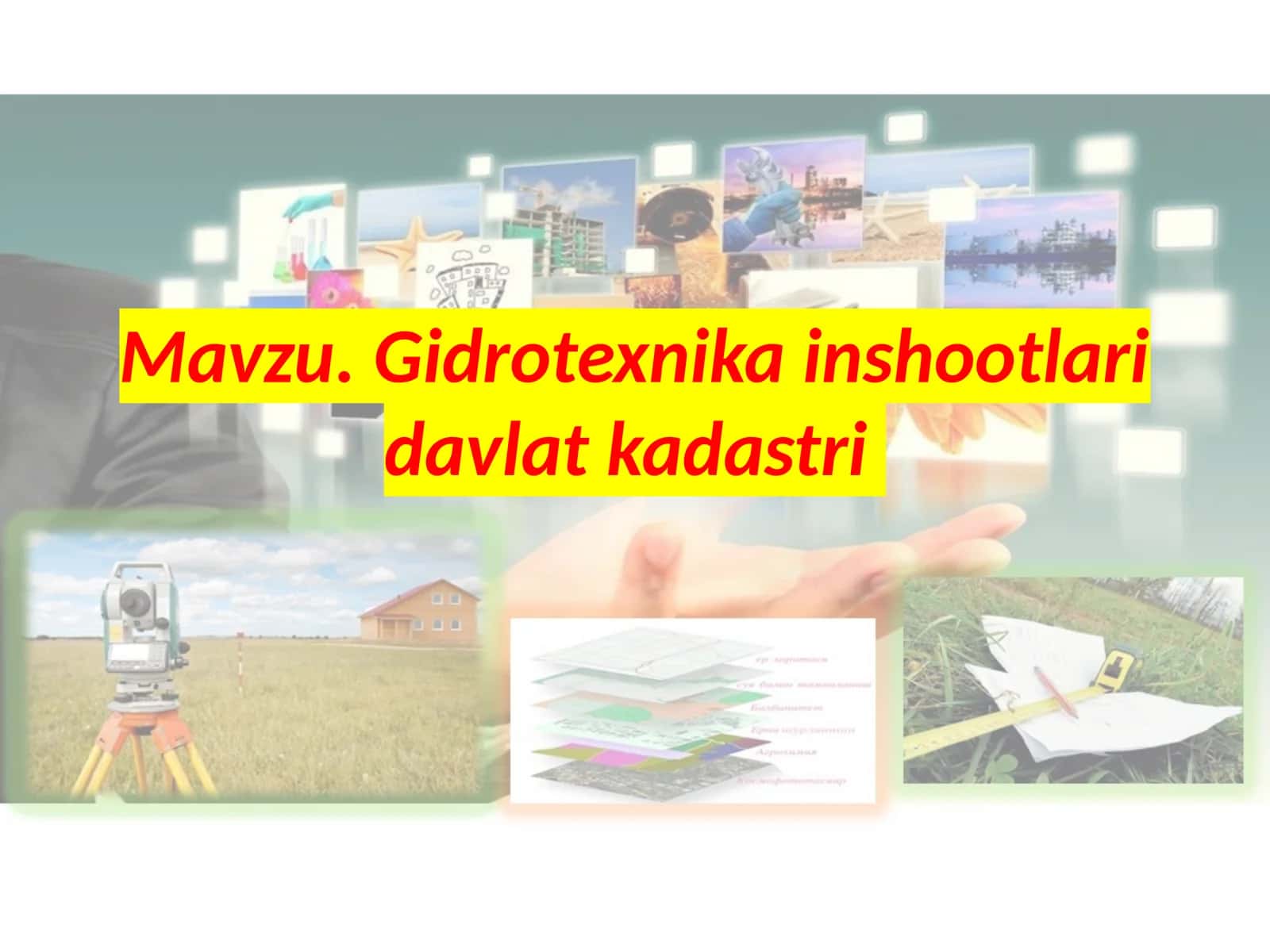 Gidrotexnika inshootlari davlat kadastri