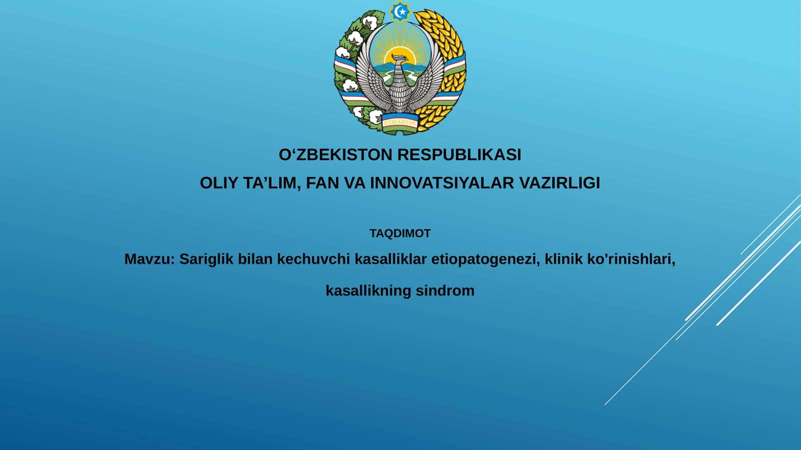 Sariglik bilan kechadigan kasalliklar