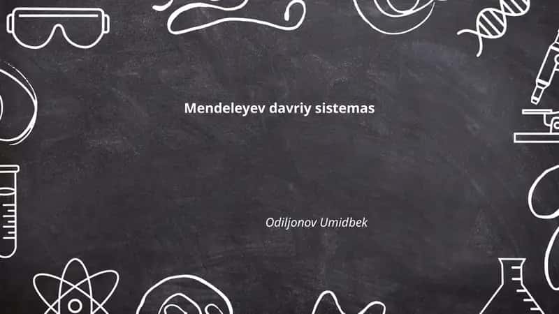 Mendeleyev davriy sistemas
