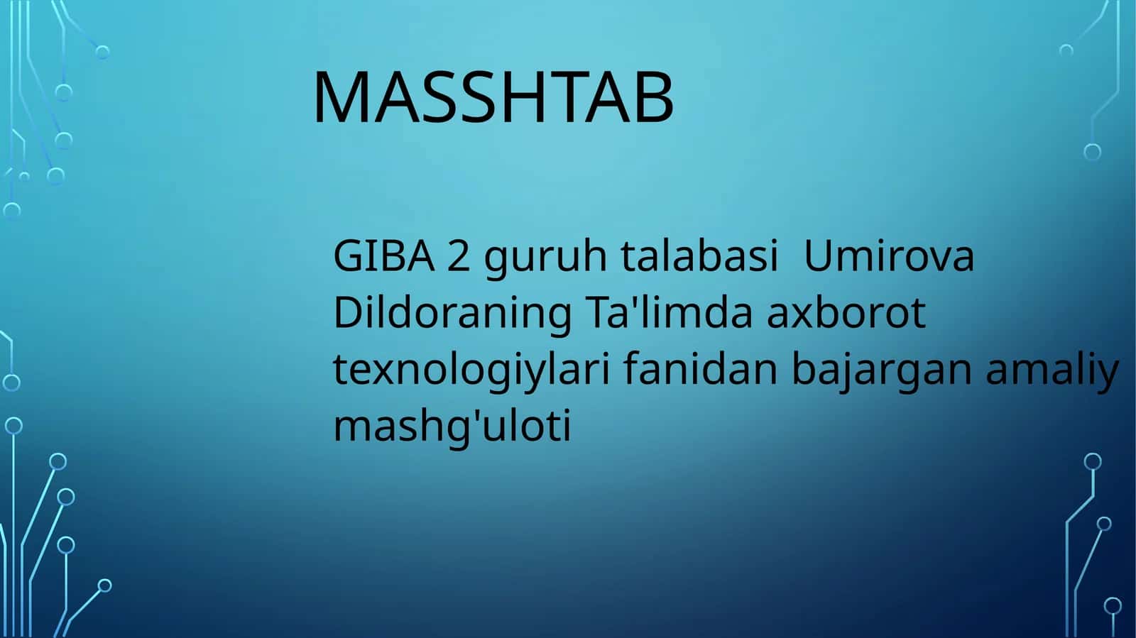 Masshtab