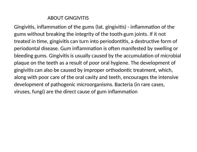 Gingivit