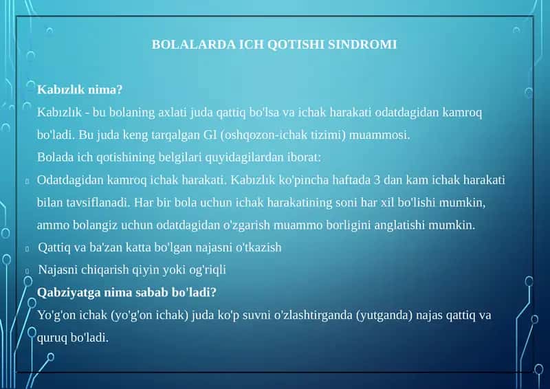 BOLALARDA ICH QOTISHI SINDROMI