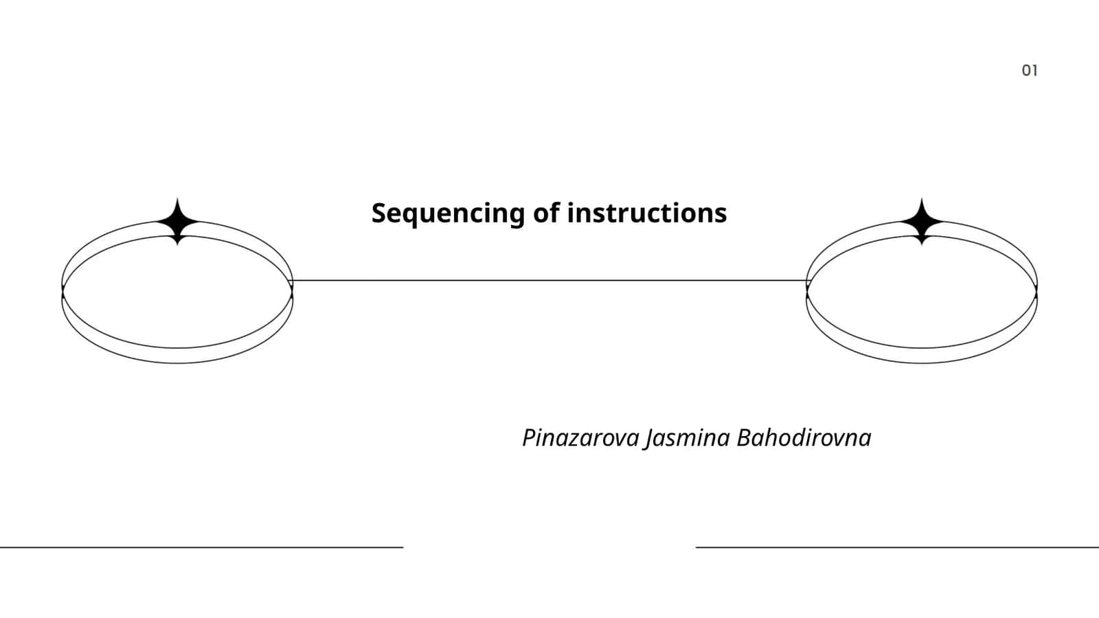Sequencing of Instructions