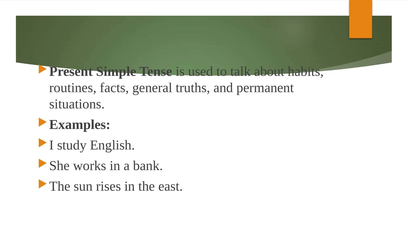 Present Simple Tense