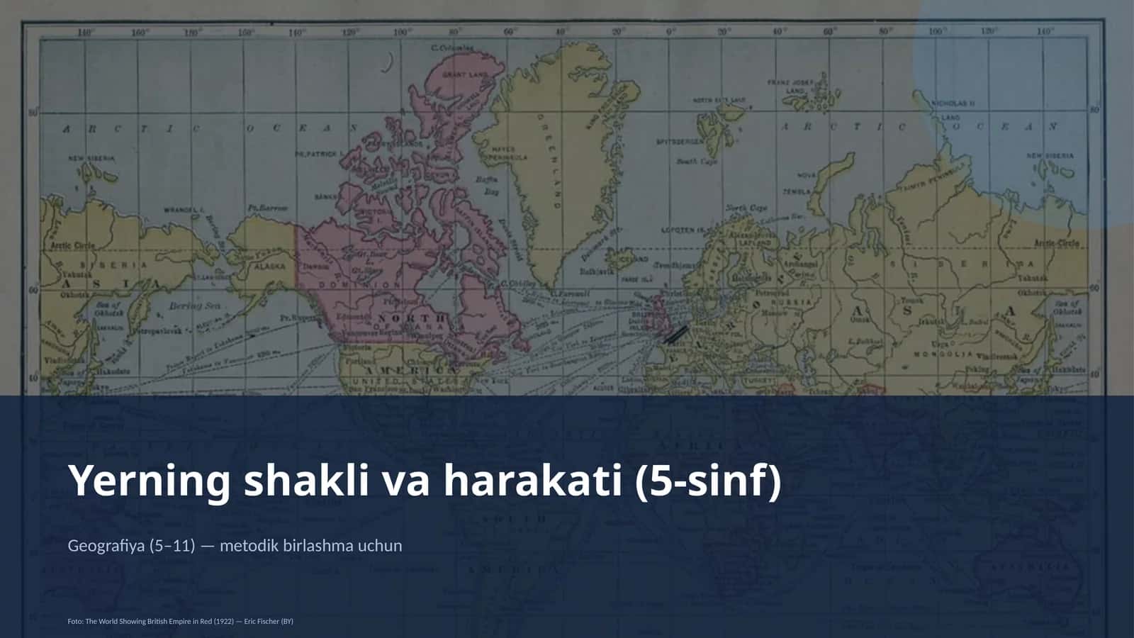 Yerning shakli va harakati (5-sinf)