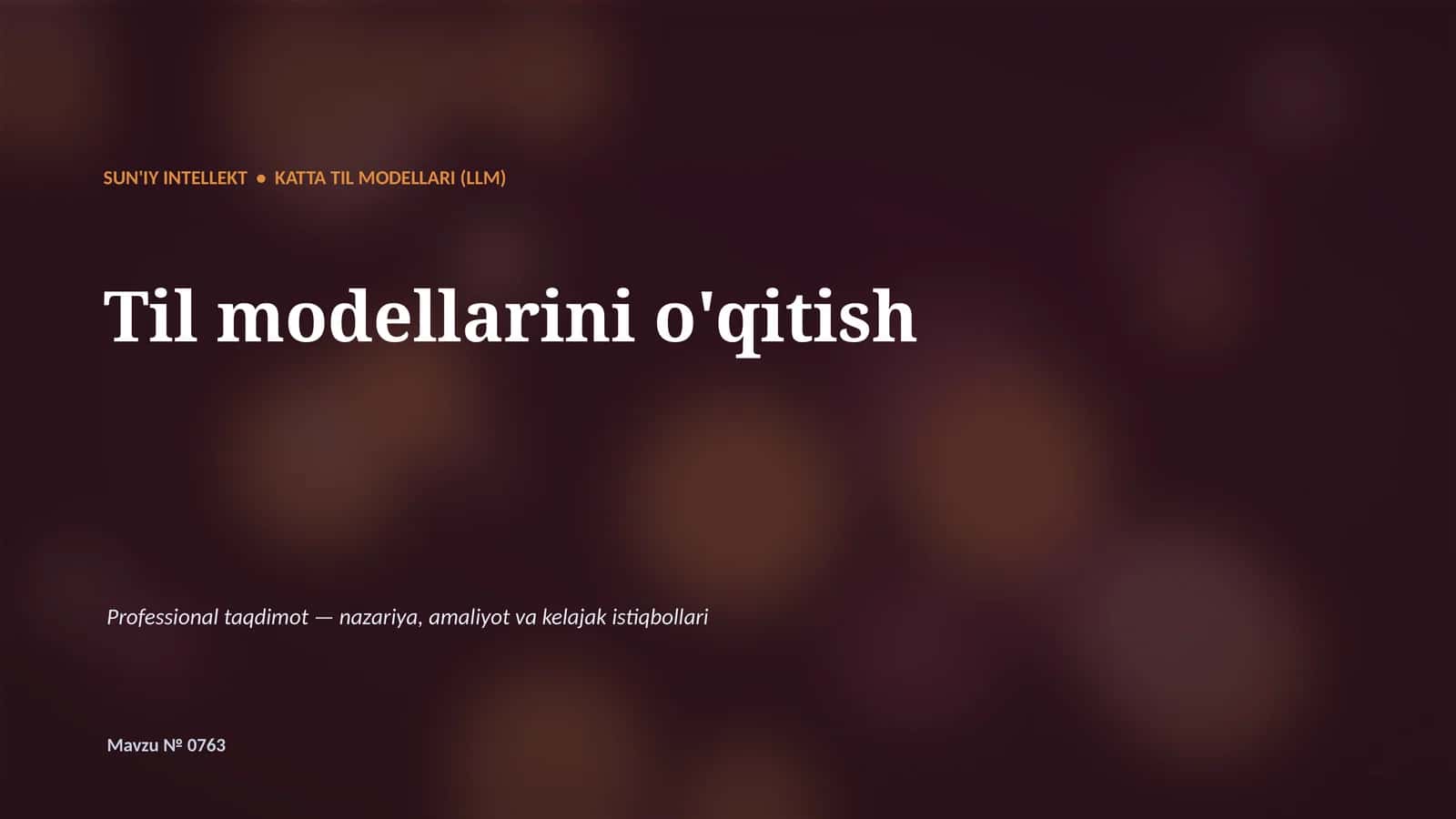 KATTA TIL MODELLARI (LLM)