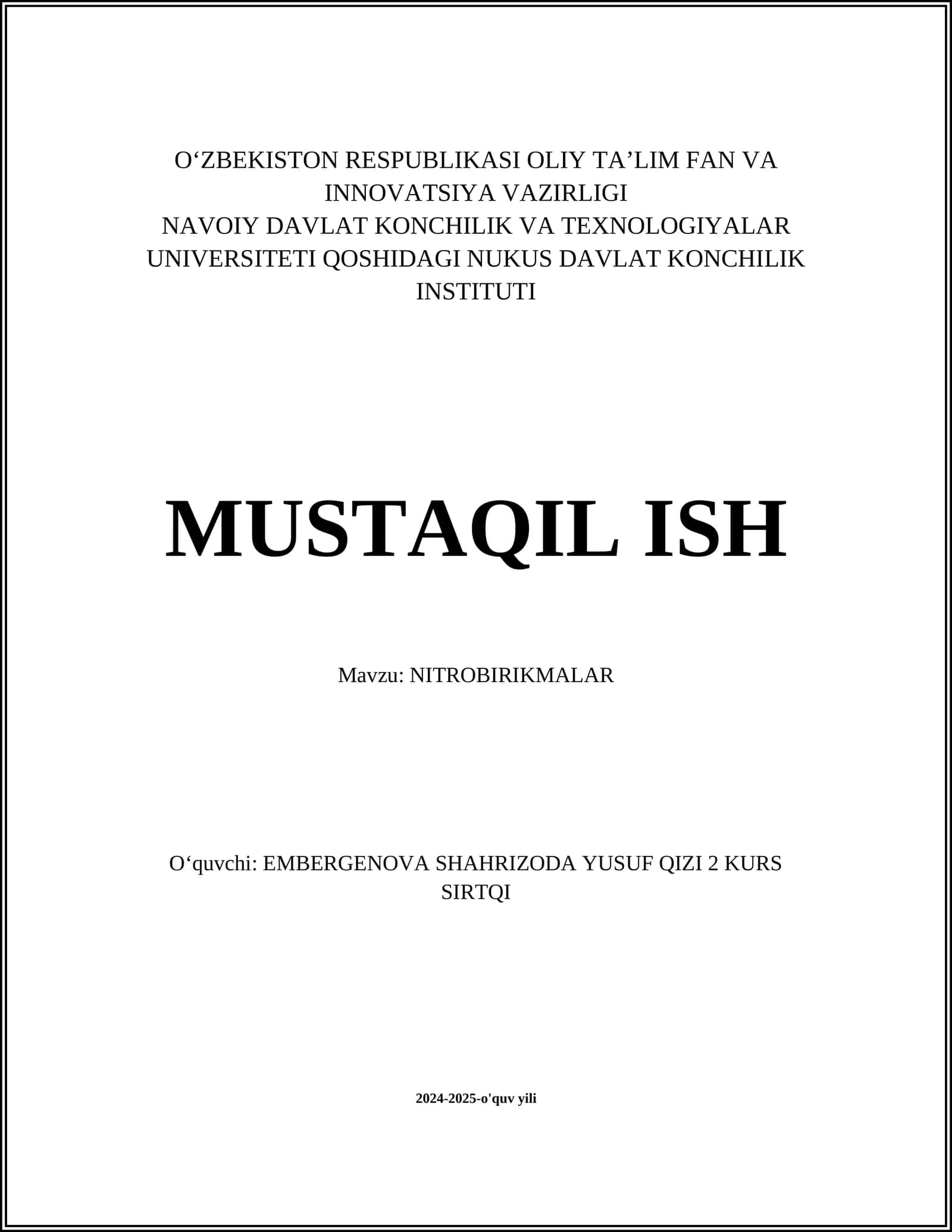 NITROBIRIKMALAR