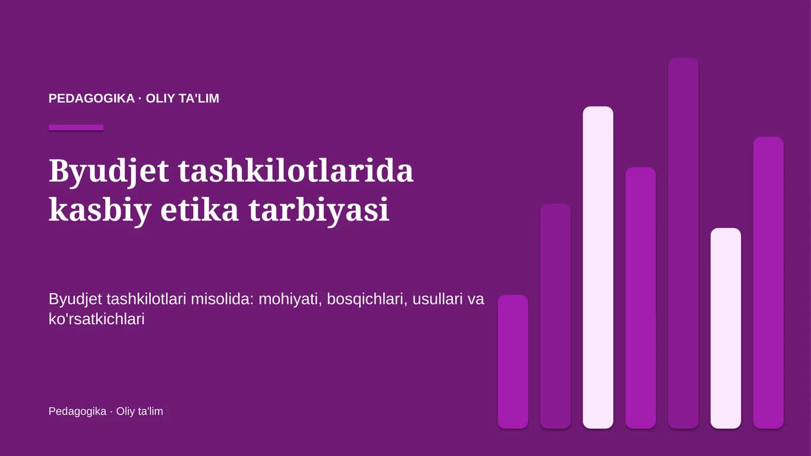 byudjet tashkilotlarida kasbiy etika tarbiyasi 5131