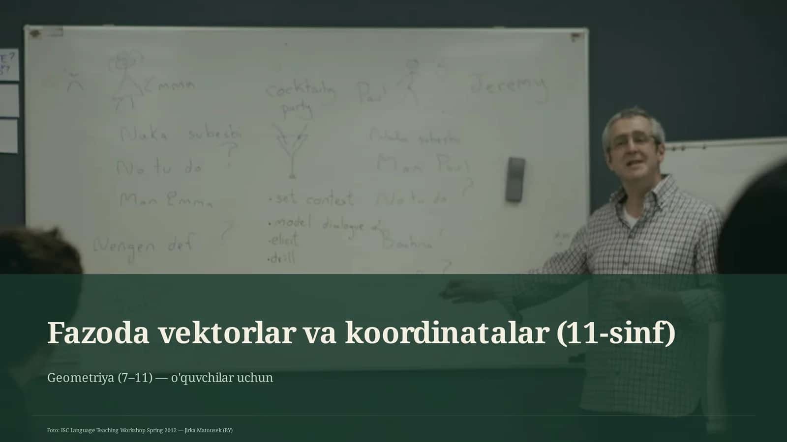 Fazoda vektorlar va koordinatalar (11-sinf)