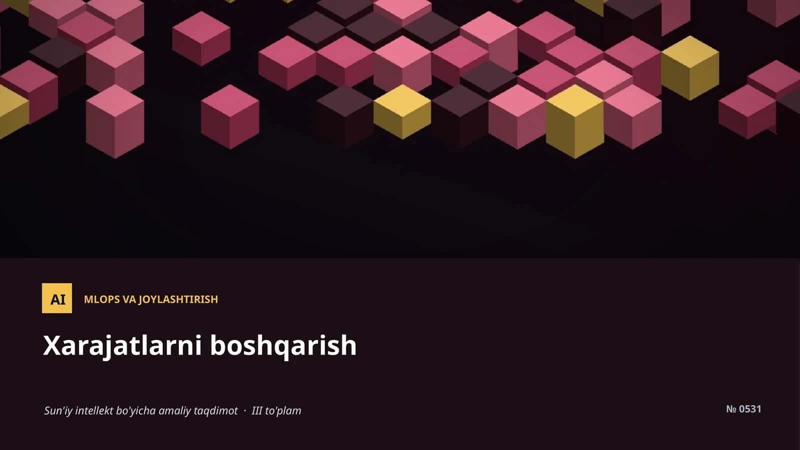 MLOPS VA JOYLASHTIRISH