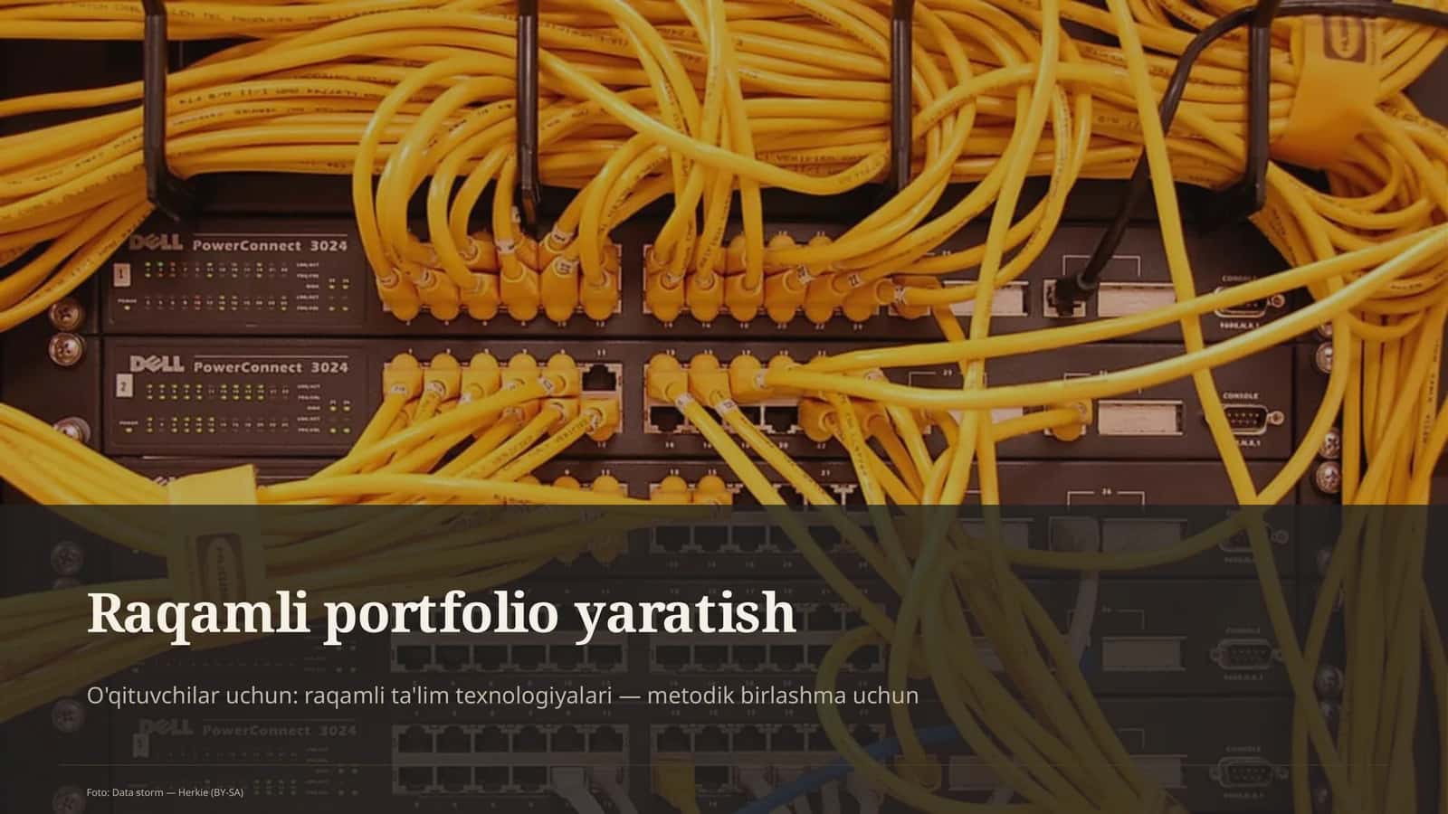 Raqamli portfolio yaratish